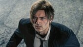 Leon Scott Kennedy CON TRAJE CINE NEGRO de Resident Evil 9 Requiem CON MOVIMIENTO EN BOCA Y CEJAS CON ACCESORIOS Y BARBA